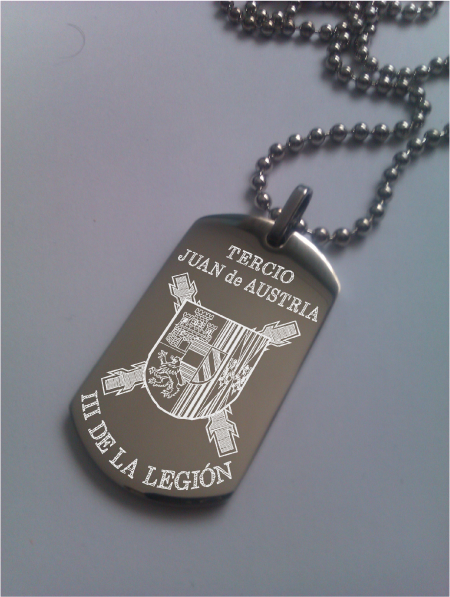 Chapa militar de la Legión