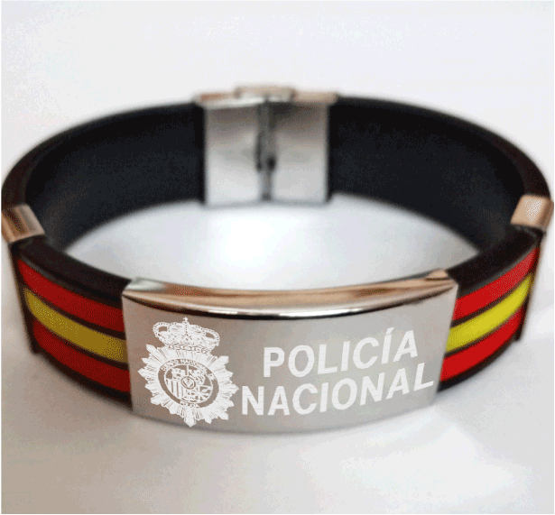 POLICIA NACIONALPulsera bandera España.